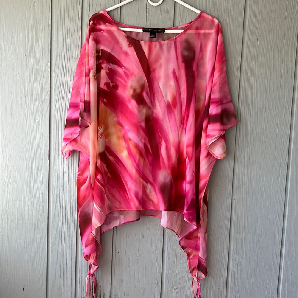 Pink Colleen Lopez Poncho